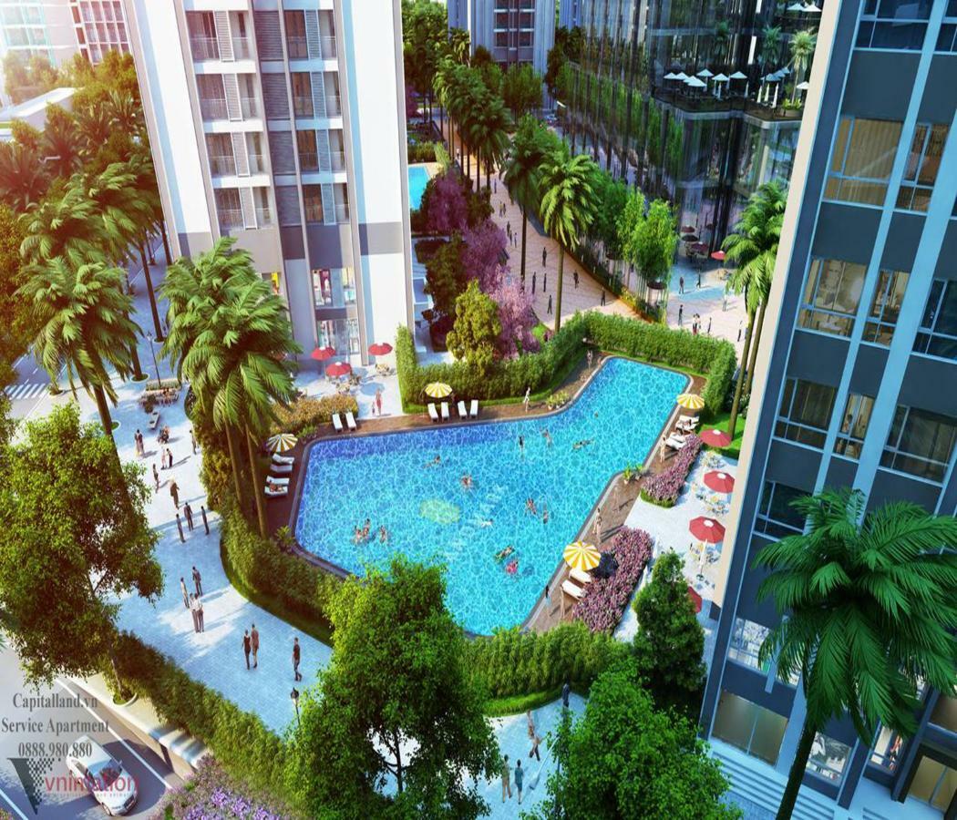 הו צ'י מין סיטי Capitalland'S Service Apartment Landmark 6 Vinhomes מראה חיצוני תמונה